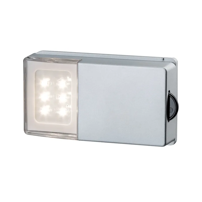 Nur Für Kurze Zeit LED Schrankleuchte Batterie SnapLED 53x95mm 25lm 2700K Silber