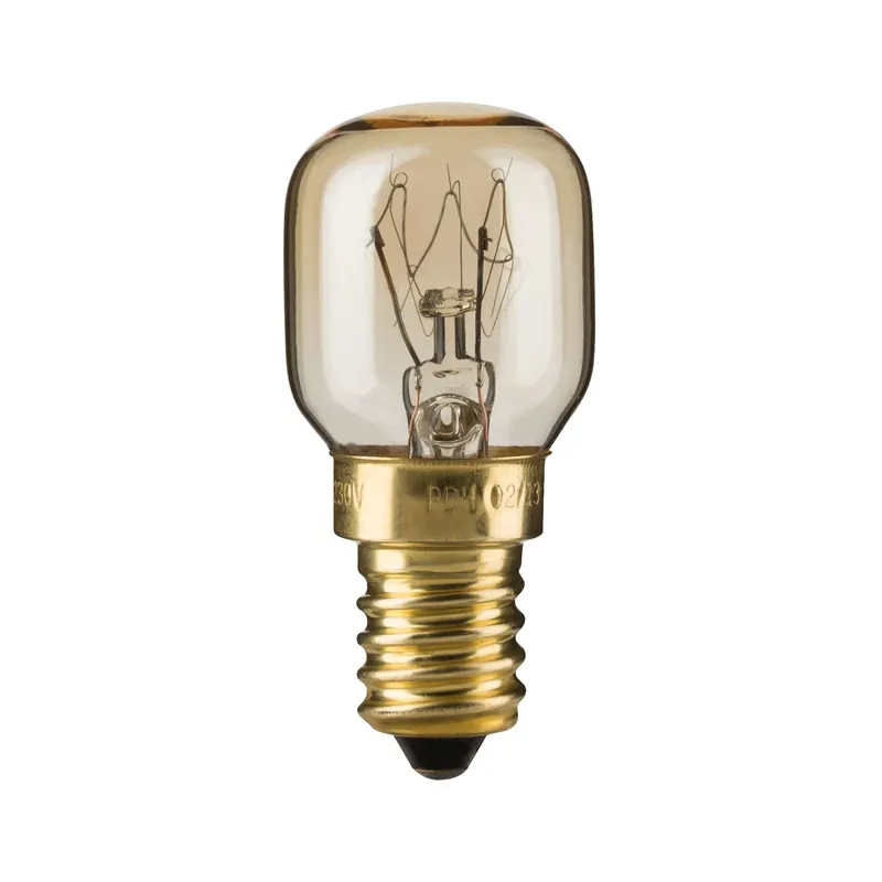 Glühbirne Backofenlampe 300° E14 230V 125lm 25W 2200K dimmbar Klar Aktuell