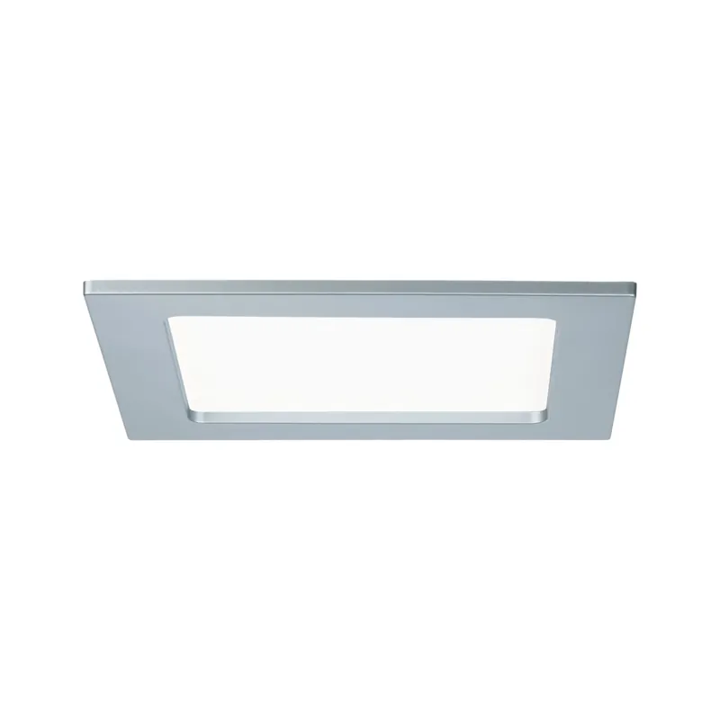 Garantierte Lieferung LED Einbaupanel LED Einbaupanel IP44 eckig 165x165mm 12W 850lm 4000K Chrom matt IP44 eckig 165x165mm 12W 850lm 4000K Chrom matt