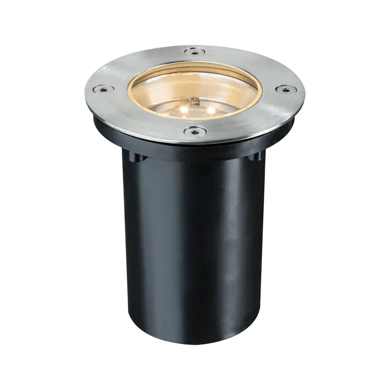 Schnäppchen LED Bodeneinbauleuchte LED Bodeneinbauleuchte IP67 rund 110mm 2700K 1,2W 20lm 230V Edelstahl Metall IP67 rund 110mm 2700K 1,2W 20lm 230V Edelstahl Metall