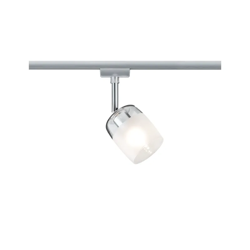 URail Schienenspot Blossom Einzelspot G9 max. 10W dimmbar 230V Chrom matt/Klar/Satin Preiswert