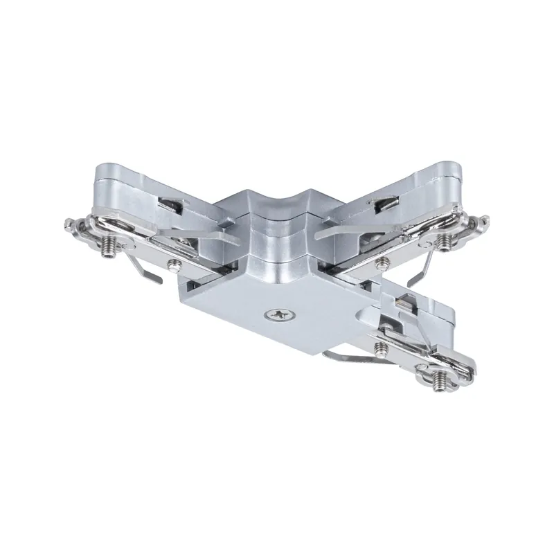URail Verbinder T-Stück 104x62mm max. 1000W Chrom matt Letzte Chance