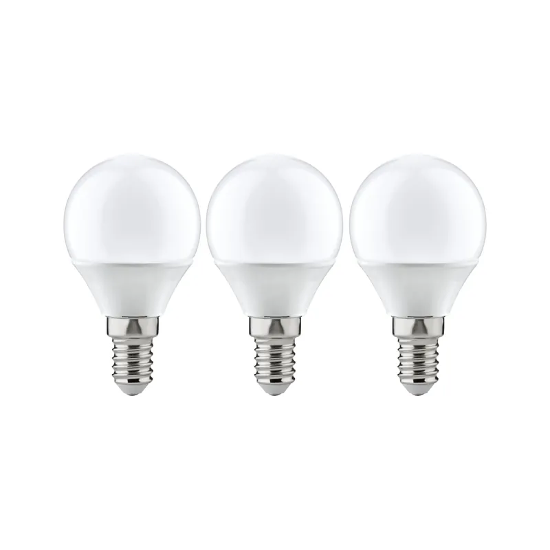 Neu Standard 230V LED Tropfen 3er-Set 3x470lm 3x5,5W 2700K Opal