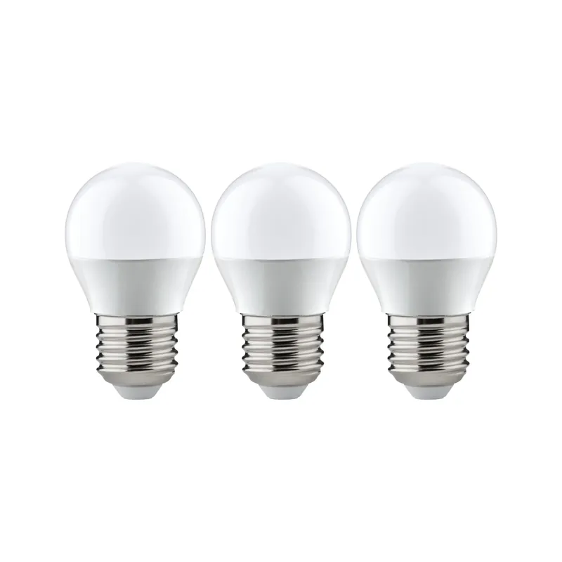 Standard 230V LED Tropfen 3er-Set 3x470lm 3x5,5W 2700K Opal Ausverkauf
