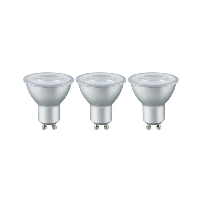 Standard 230V LED Reflektor 3er-Set 3x230lm 3x4W 2700K Alu Günstig