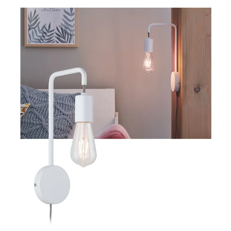 Knallerangebot Wandleuchte Calvani E27 230V max. 40W dimmbar Weiß