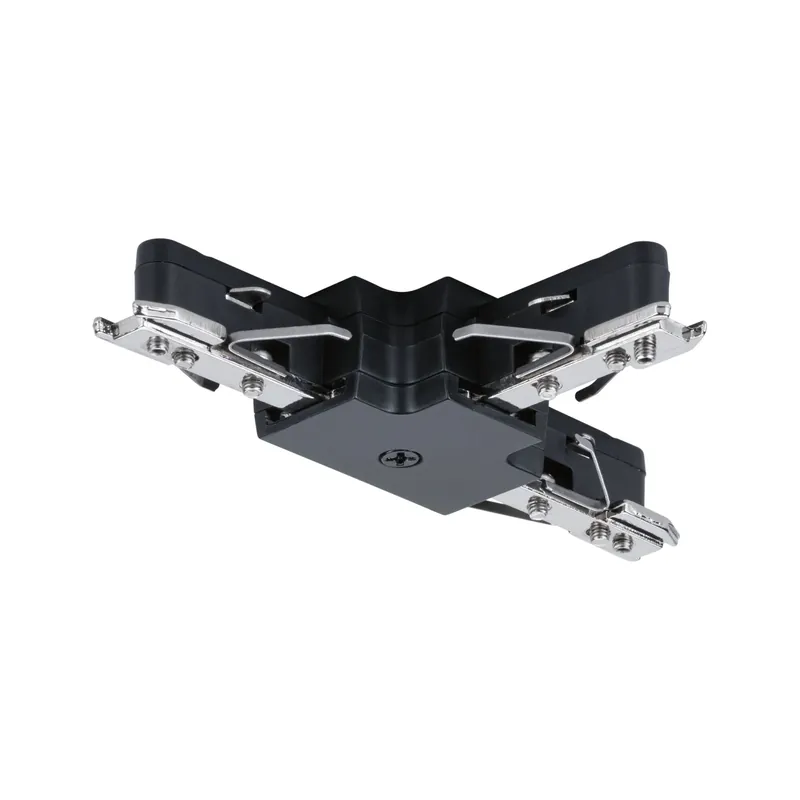 Ausverkauf URail Verbinder T-Stück 104x62mm max. 1000W Schwarz matt