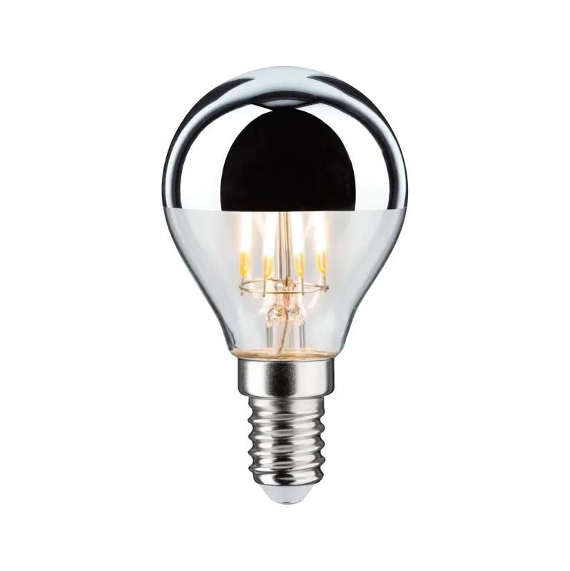 Modern Classic Edition Standard 230V LED Tropfen Kopfspiegel E14 440lm 4,8W 2700K dimmbar Kopfspiegel Silber Online Kaufen