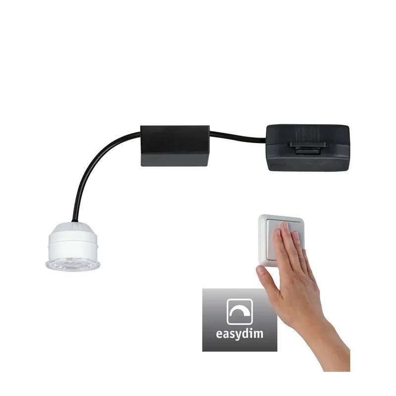 Preis Gesenkt LED Modul Einbauleuchte Easy Dim Nova Mini Plus rund 35mm Coin 4,2W 300lm 230V dimmbar 2700K Klar