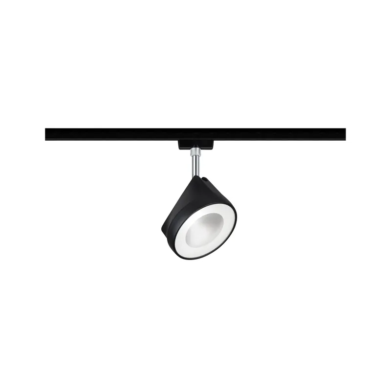 URail Schienenspot Arena Einzelspot 860lm 14W 4000K dimmbar 230V Schwarz matt/Chrom Bestpreis