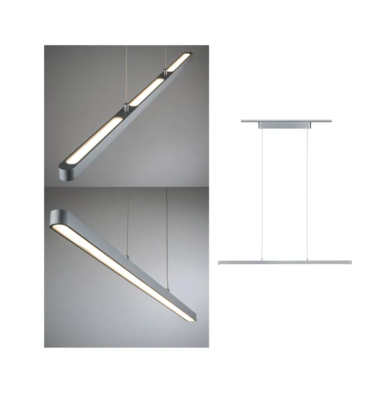 Neu URail Pendel Lento 1800lm 41W 2700K dimmbar 230V Chrom matt
