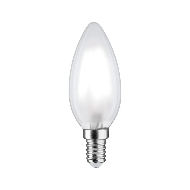 Filament 230V LED Kerze E14 470lm 5W 6500K dimmbar Matt Echt