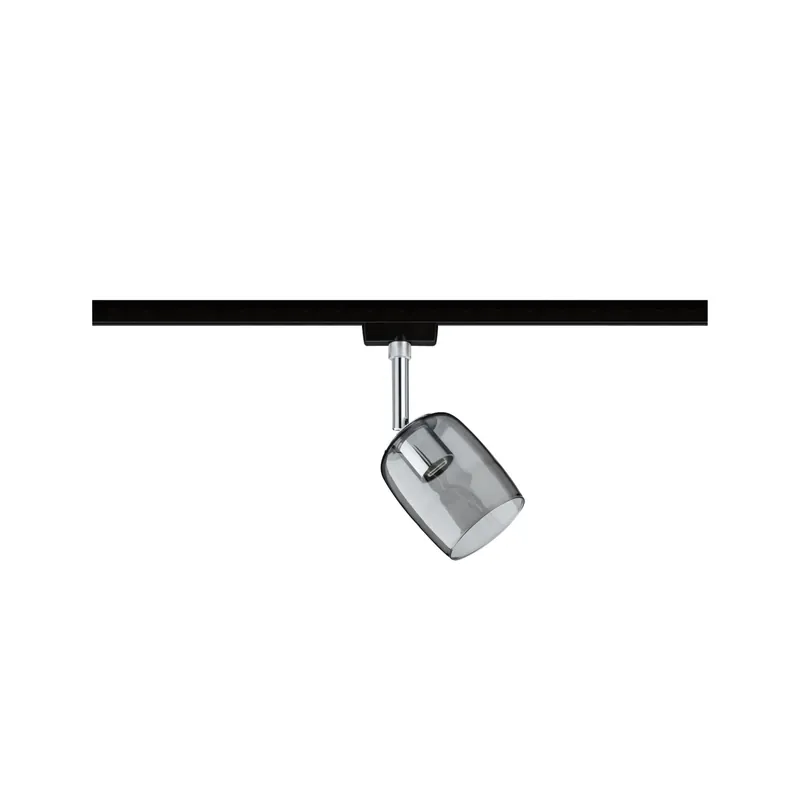 Mega-Angebot URail Schienenspot Blossom Einzelspot G9 max. 10W dimmbar 230V Schwarz matt/Rauchglas