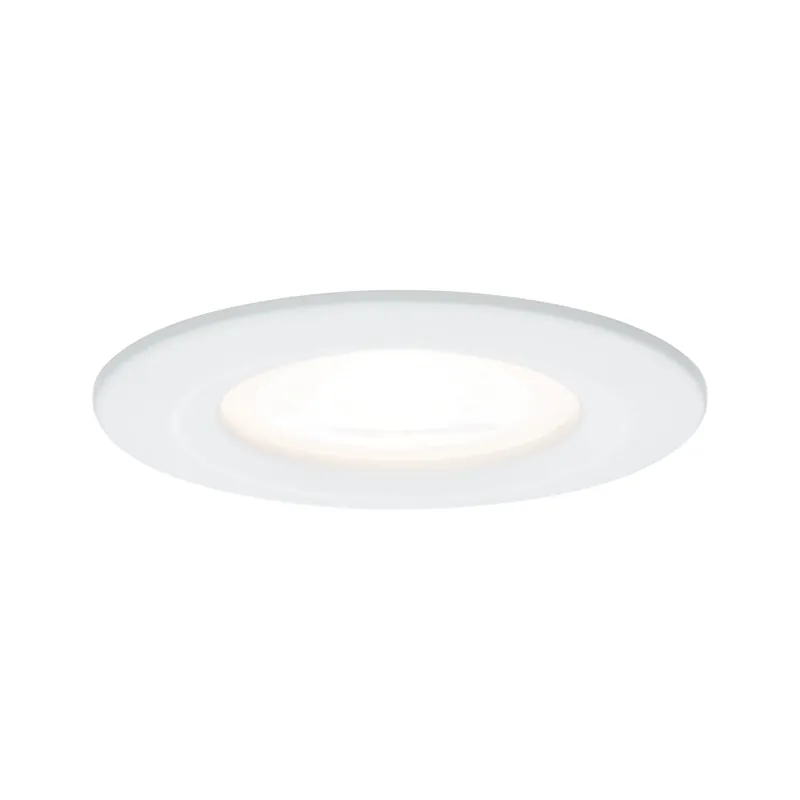 Einbauleuchte Nova starr rund 78mm GU10 max. 35W 230V dimmbar Weiß matt Expressversand