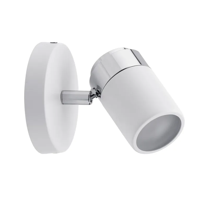 Nur Für Kurze Zeit Spotlight Zyli IP44 GU10 230V max. 10W dimmbar Weiß/Chrom