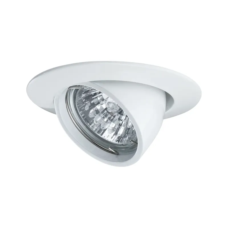 Premium Einbauleuchte Premium Einbauleuchte rund 99mm 45° GU5,3 max. 50W 12V dimmbar Weiß rund 99mm 45° GU5,3 max. 50W 12V dimmbar Weiß Ausverkauf