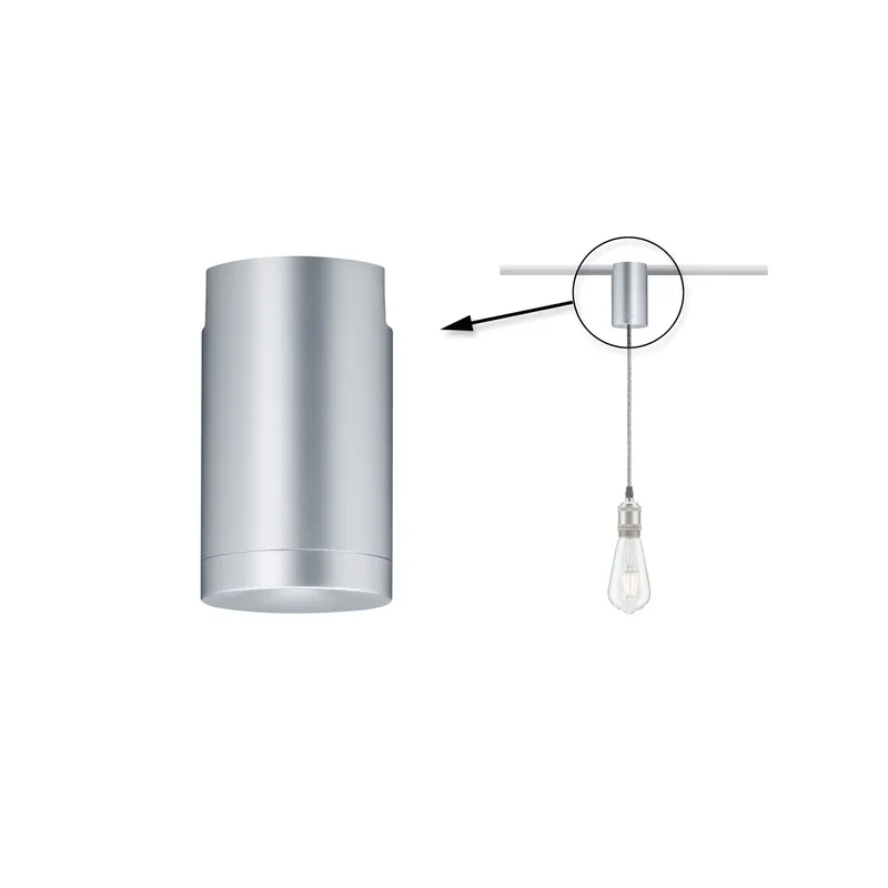 URail Pendeladapter Universal max. 100W 230V Chrom matt Billig