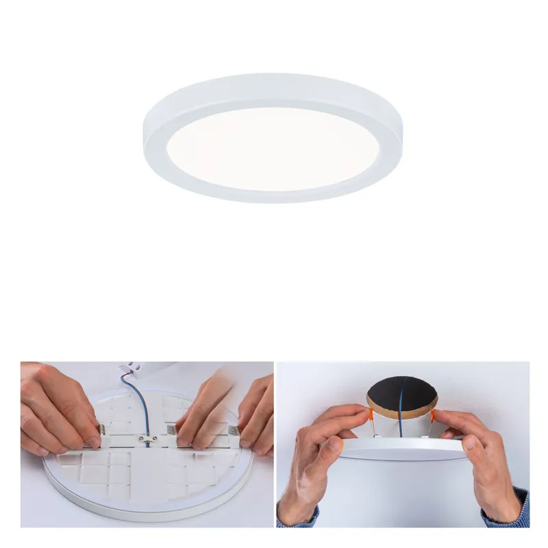 Preiswert VariFit LED Einbaupanel Areo IP44 rund 118mm 6,5W 500lm 4000K Weiß