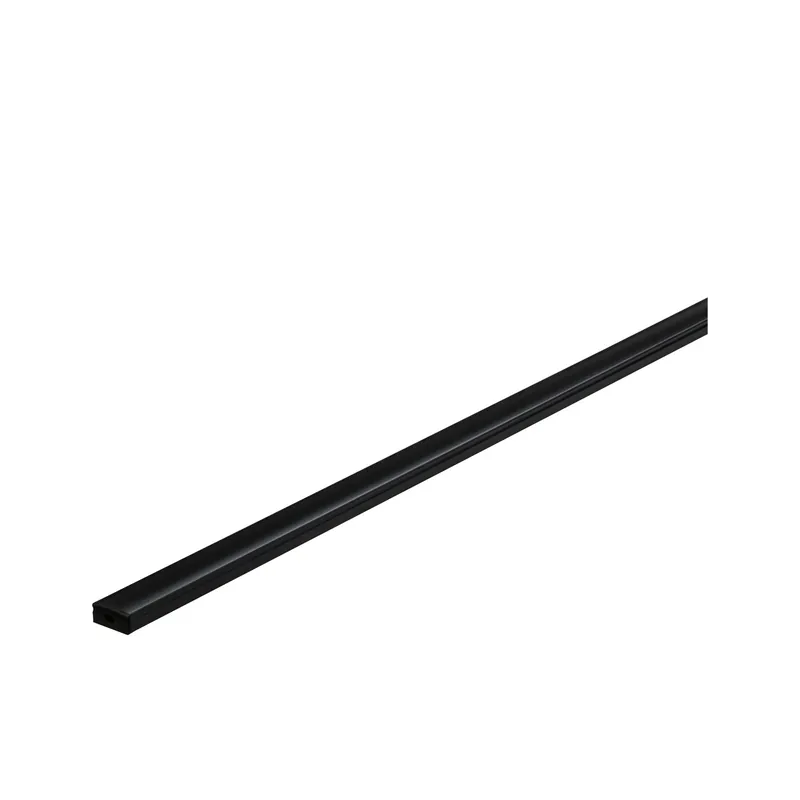 LED Strip Profil Base Schwarzer Diffusor 2m Schwarz Nur Für Kurze Zeit