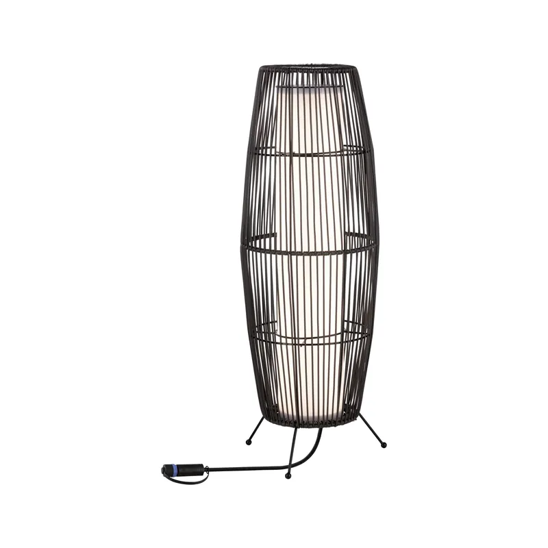 Plug & Shine LED Lichtobjekt Basket Einzelleuchte IP44 3000K 8W Braun Zertifiziert