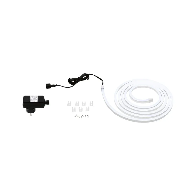 SimpLED LED Strip Outdoor Komplettset 3m beschichtet IP65 12W 420lm/m 40 LEDs/m 6500K 18VA Direkt Vom Hersteller
