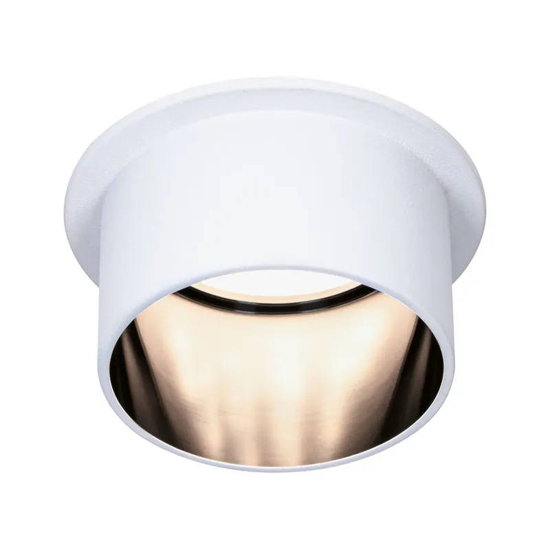 Super-Preis LED Einbauleuchte 3-Step-Dim Gil IP44 rund 68mm Coin 6W 470lm 230V dimmbar 2700K Weiß matt/Schwarz matt