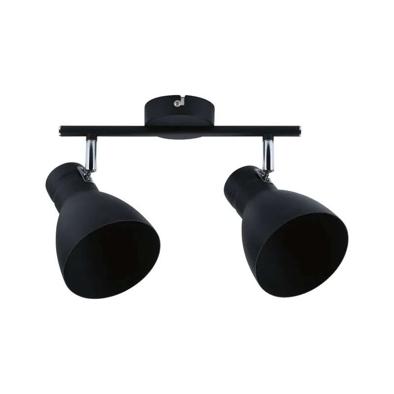 Spotlight Davy E27 230V max. 2x20W dimmbar Schwarz Aktuell
