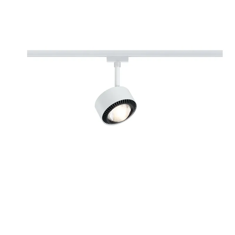 Billig URail Schienenspot Aldan Einzelspot 498lm 8W 2700K dimmbar 230V Weiß