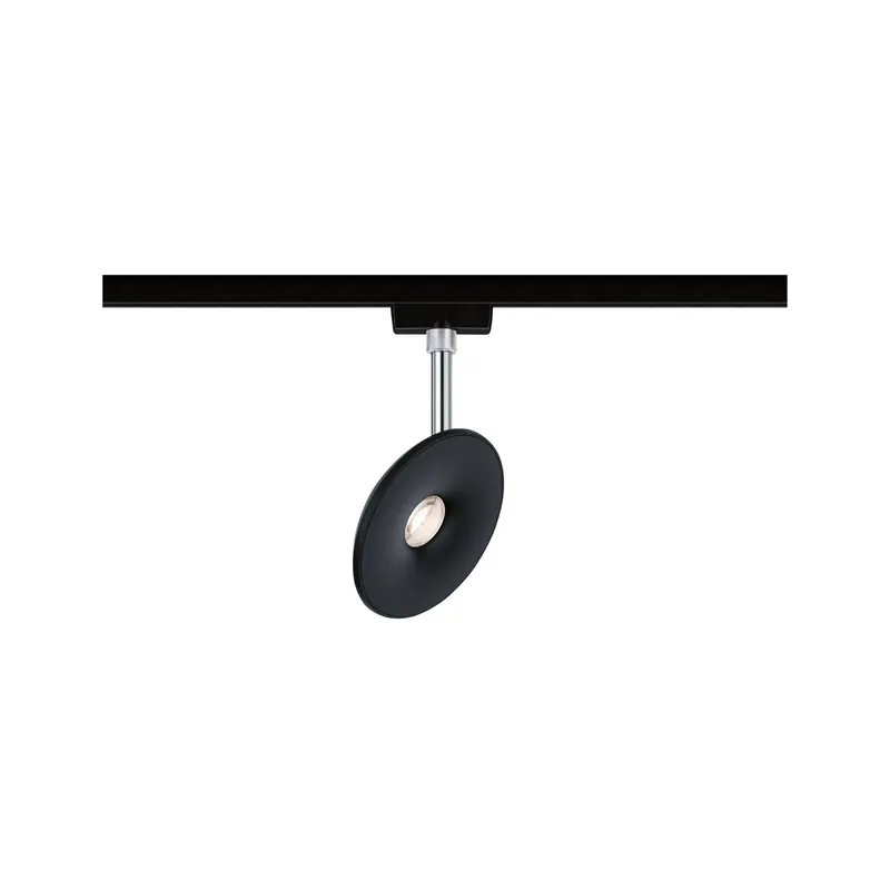 Online Kaufen URail Schienenspot Sphere Einzelspot 493lm 7W 2700K dimmbar 230V Schwarz matt/Chrom