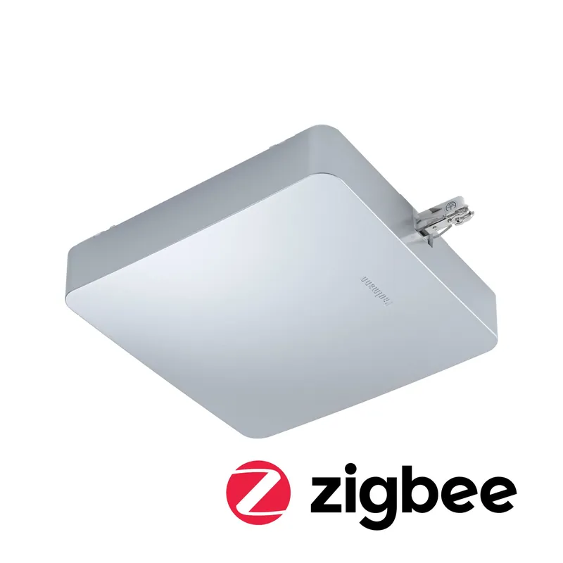URail Einspeisung Smart Home Zigbee 3.0 Mitte 227x196mm max. 300W Chrom matt Abverkauf