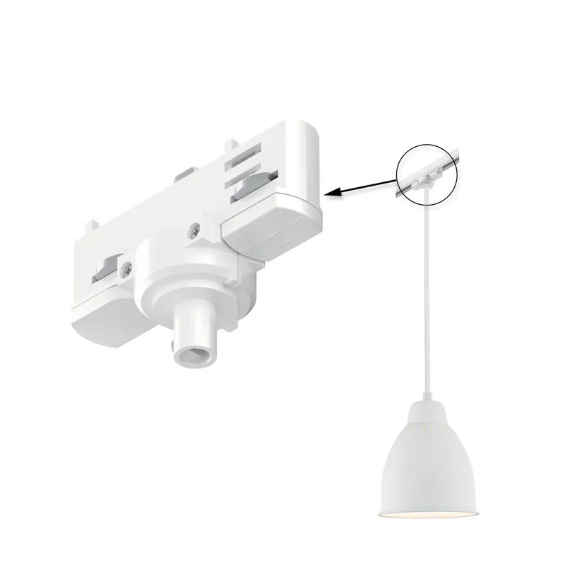 Neu Im Sortiment ProRail3 Pendeladapter Universal max. 1150W 230V Weiß