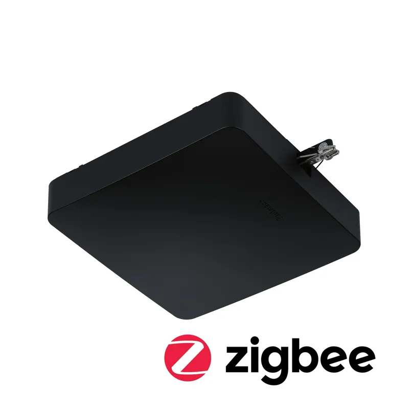 Markenprodukt URail Einspeisung Smart Home Zigbee 3.0 Mitte 227x196mm max. 300W Schwarz matt