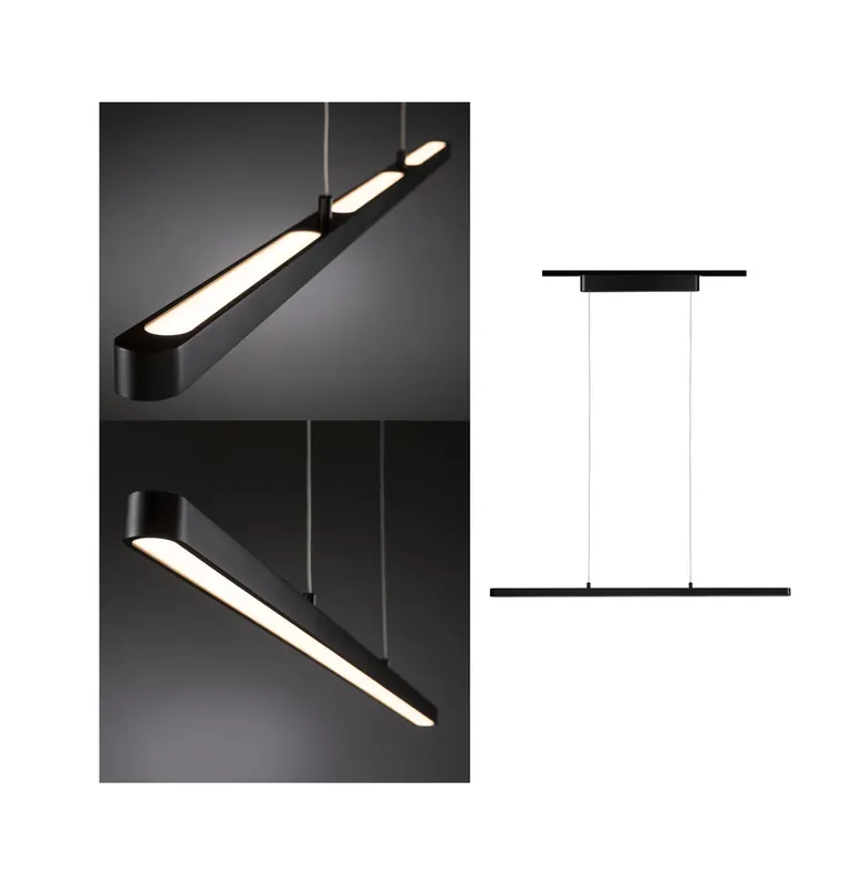 URail Pendel Lento 1800lm 41W 2700K dimmbar 230V Schwarz matt Günstig