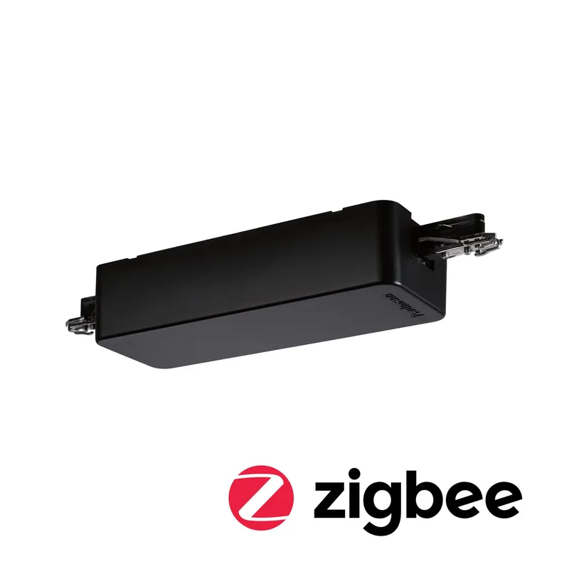 Top-Seller URail Schienenadapter Smart Home Zigbee 3.0 Dimm/Switch 155x56mm Schwarz matt