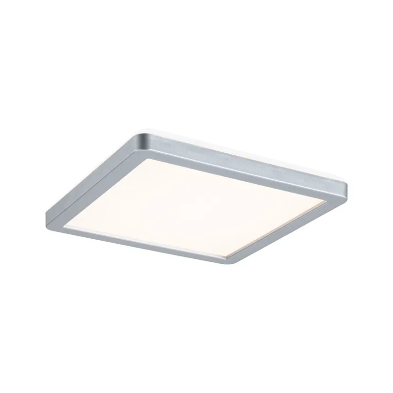 Geprüft LED Panel Atria Shine eckig 190x190mm 11,2W 900lm 3000K Chrom matt
