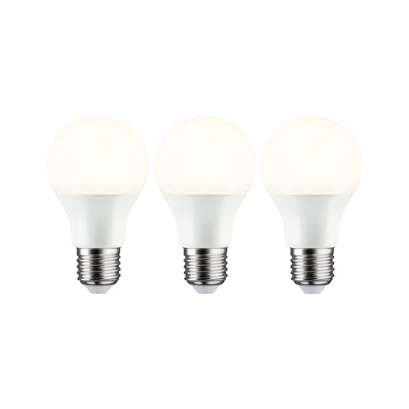 Kracherpreis Standard 230V LED Birne 3er-Set 3x806lm 3x8W 2700K Opal