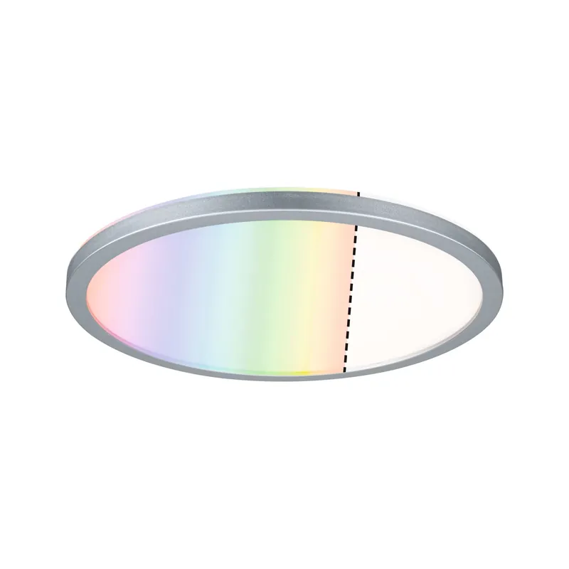 LED Panel Atria Shine rund 293mm 12W 1400lm RGBW Chrom matt dimmbar Must-Have