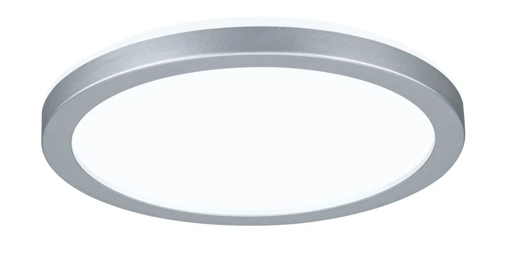 Gratis Versand LED Panel Atria Shine rund 190mm 11,2W 850lm 4000K Chrom matt