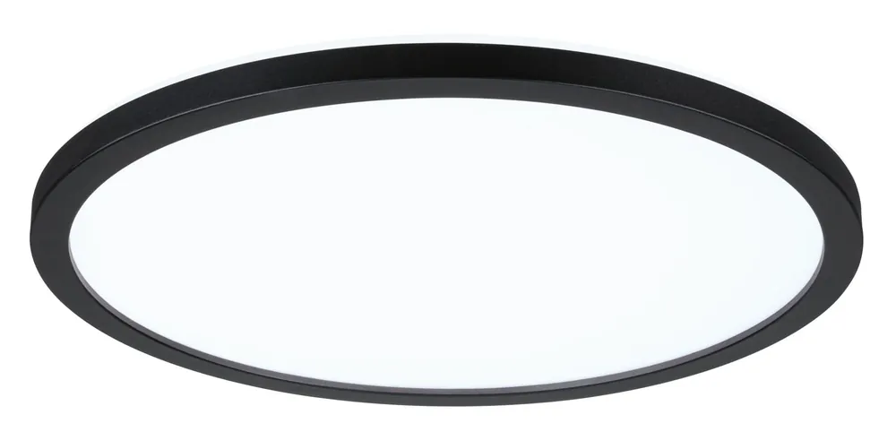 LED Panel Atria Shine rund 293mm 16W 1600lm 4000K Schwarz Kostenloser Versand