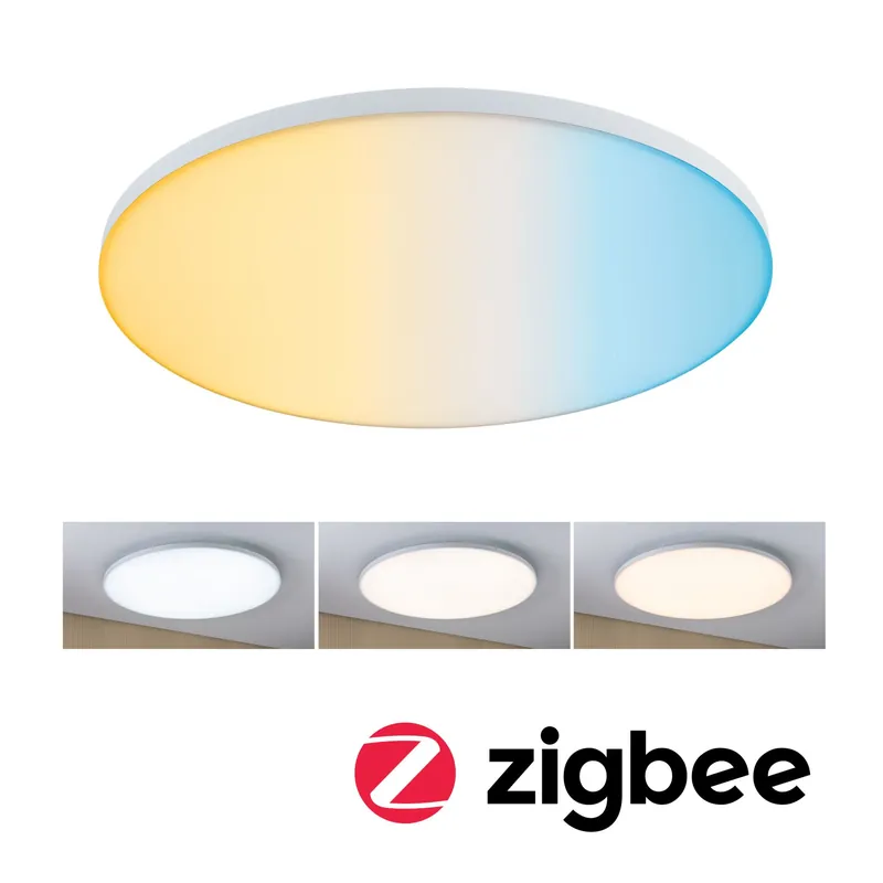 LED Panel Smart Home Zigbee 3.0 Velora rund 600mm 32W 3000lm Tunable White Weiß dimmbar Kostenloser Rückversand