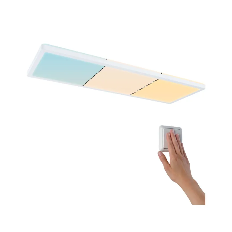 Preisknaller LED Panel Atria Shine eckig 580x200mm 22W 1800lm White Switch Weiß