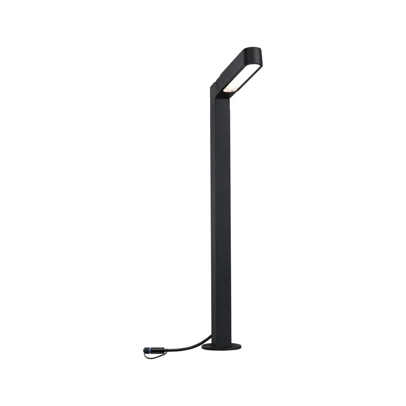 Abverkauf Plug & Shine LED Pollerleuchte Ito Einzelleuchte Vertikale Ausrichtung IP65 3000K 6W Anthrazit