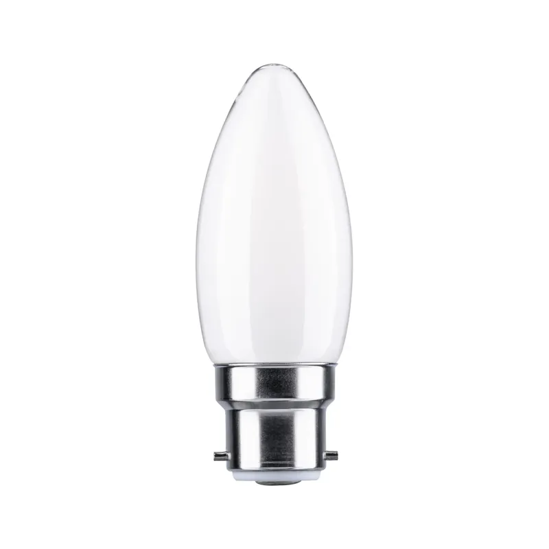 Standard 230V LED Kerze B22d 470lm 4,7W 2700K dimmbar Opal Sofort Bestellen