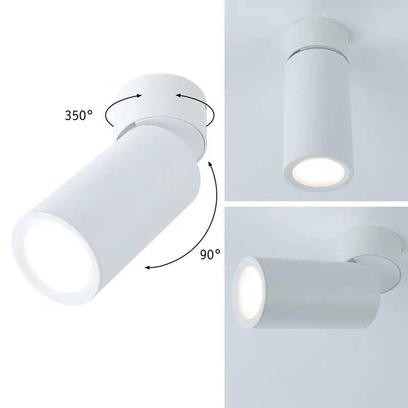 Bestpreis LED Deckenleuchte 3-Step-Dim Turnal Coin 2700K 470lm 230V 6W dimmbar Weiß matt