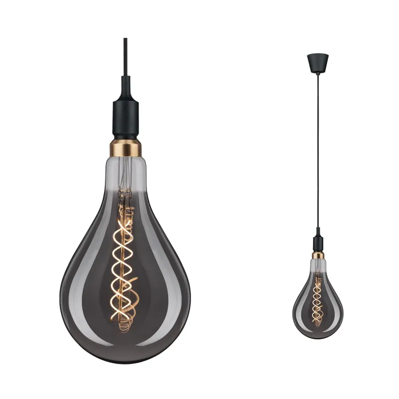 Neordic Pendelleuchte Ketil E27 max. 60W Schwarz dimmbar Silikon/Kunststoff Angebot