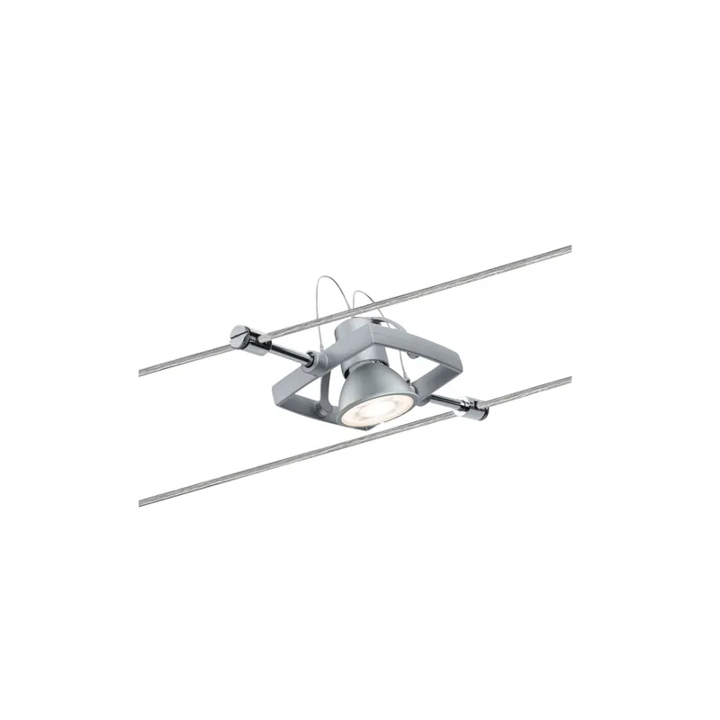 Seilsystem Mac II Einzelspot GU5,3 max. 10W dimmbar 12V Chrom matt Günstig