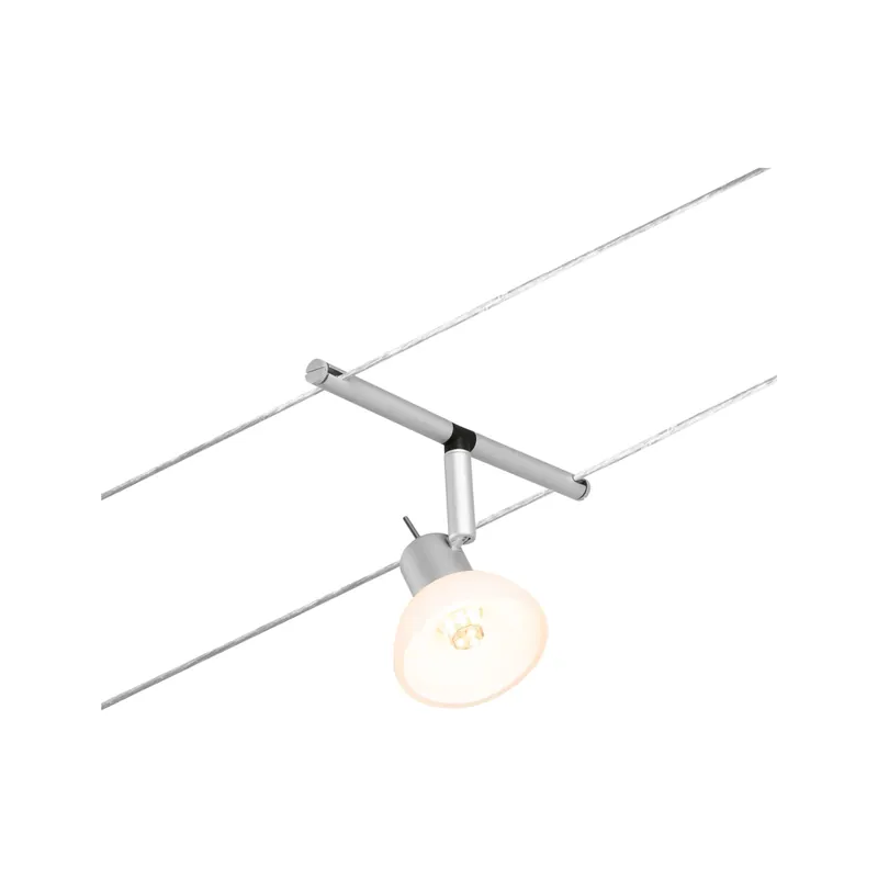 CorDuo Seilsystem Sheela Einzelspot GU5,3 max. 10W 12V Chrom matt Neu Im Sortiment