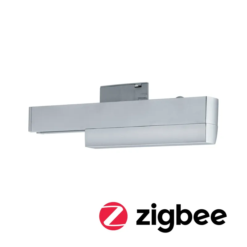 URail Schienenadapter Smart Home Zigbee 3.0 On/Off/Dimm 166x50mm Chrom matt Direkt Vom Hersteller