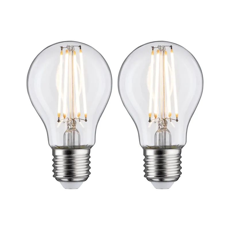 Direktkauf Filament 230V LED Birne E27 2x806lm 2x7W 2700K Klar