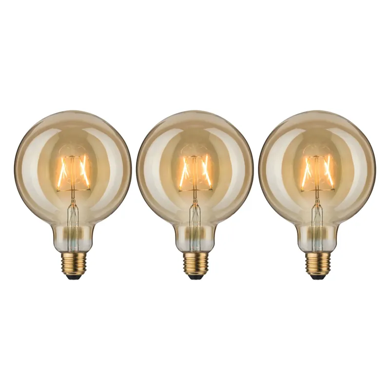 1879 Filament 230V LED Globe G125 E27 3x170lm 3x2,7W 1700K Gold Günstig